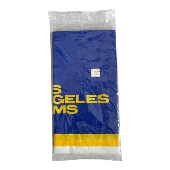 2x NWT Los Angeles Rams Super Bowl LVI Champions Plastic Table Cover Tablecloth - Picture 2 of 4